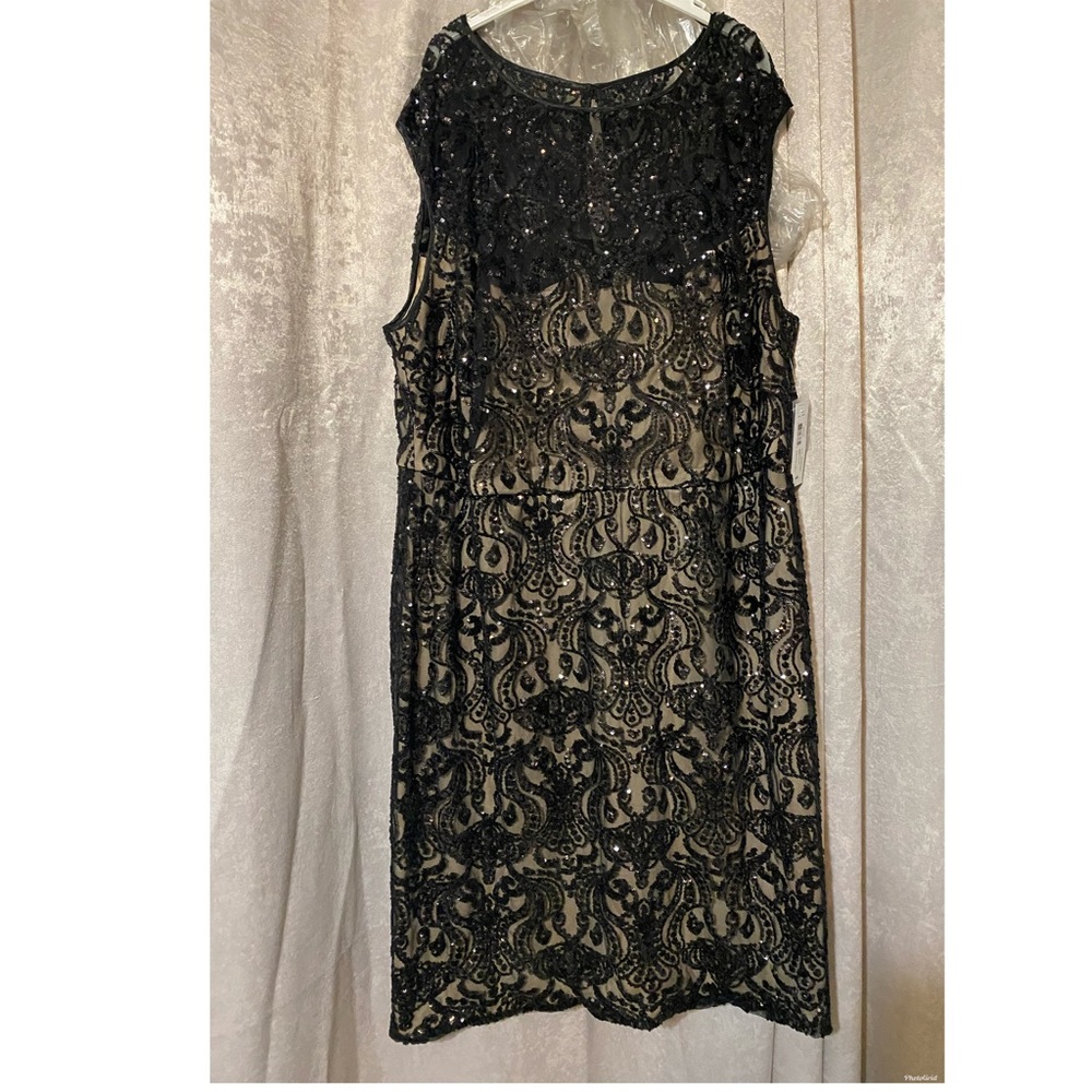 Black Sequin Cocktail Dress